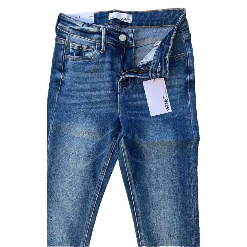 Vervet By Flying Monkey Amber Mid-Rise Skinny Jeans for Women - Size 25 - Picture 13 of 16